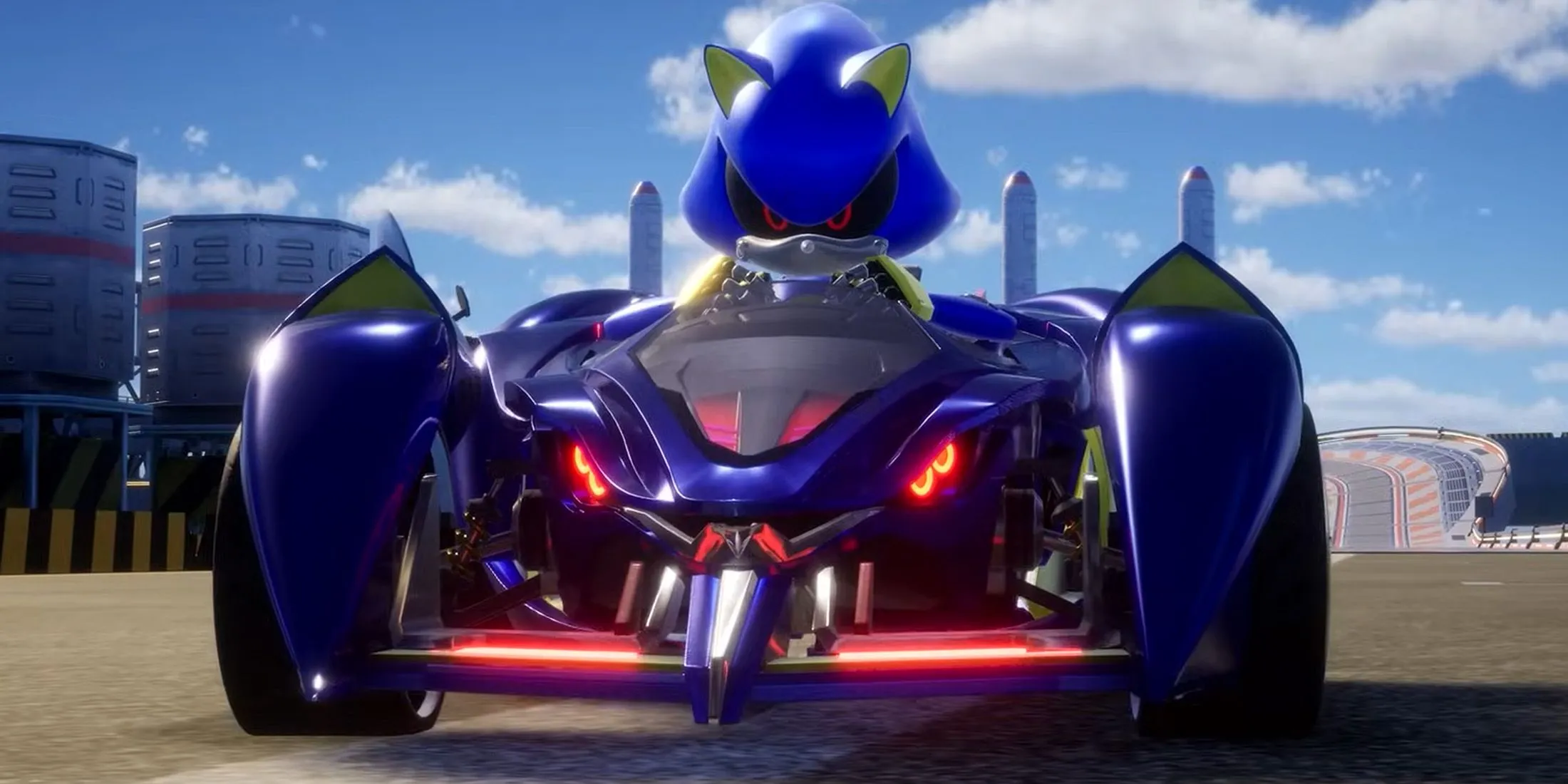Metal Sonic trong Sonic Racing CrossWorlds khoe tính năng tùy chỉnh và trang bị