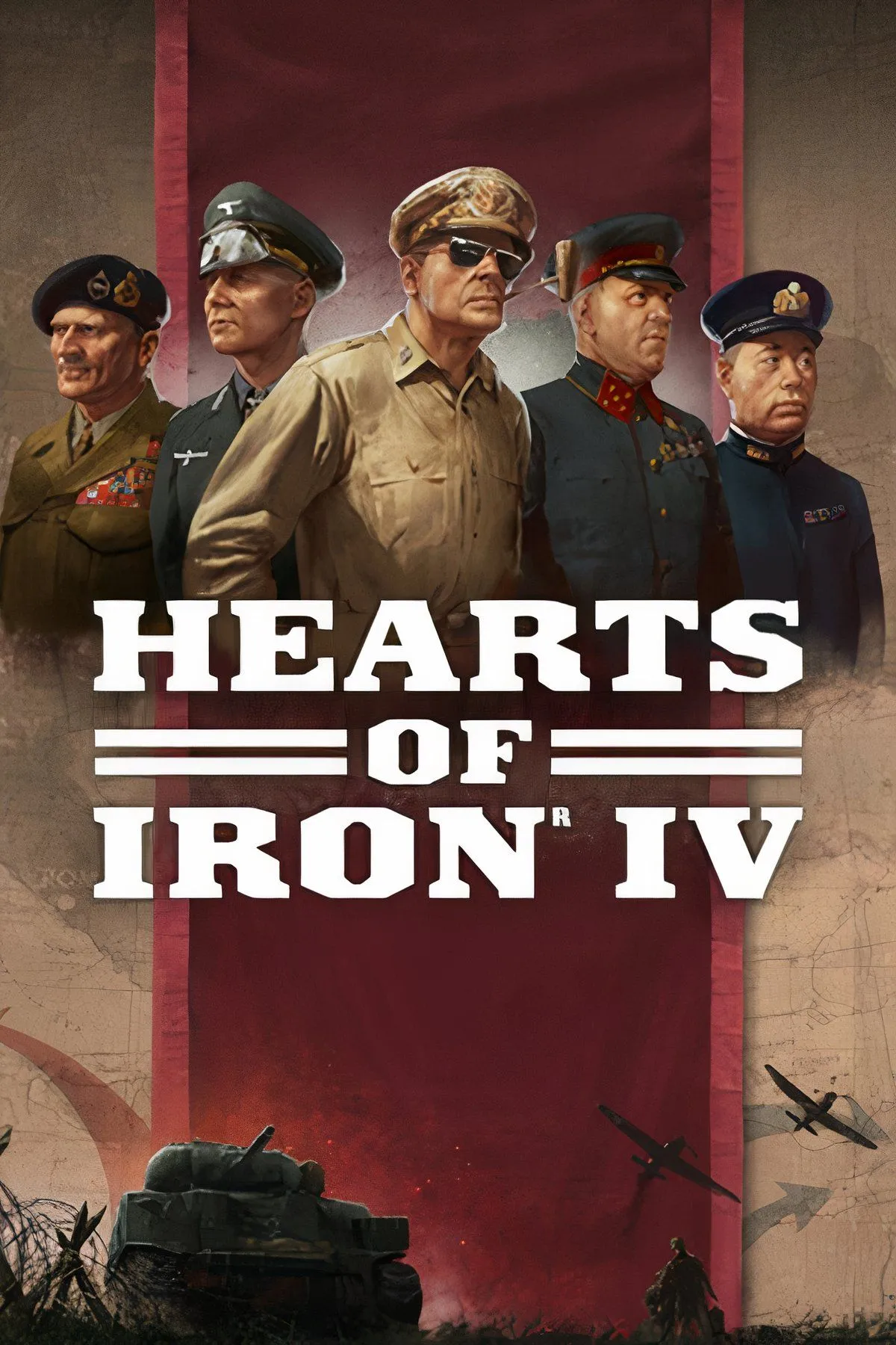 Bản đồ chiến trường Thế chiến II chi tiết với các đơn vị quân đội trong Hearts of Iron 4.