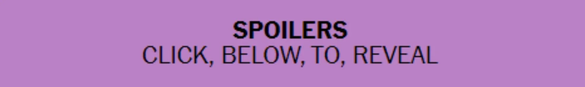 Banner chính thức của game Connections NYT với dòng chữ &quot;Spoilers in purple&quot; báo hiệu phần tiết lộ đáp án đầy đủ.