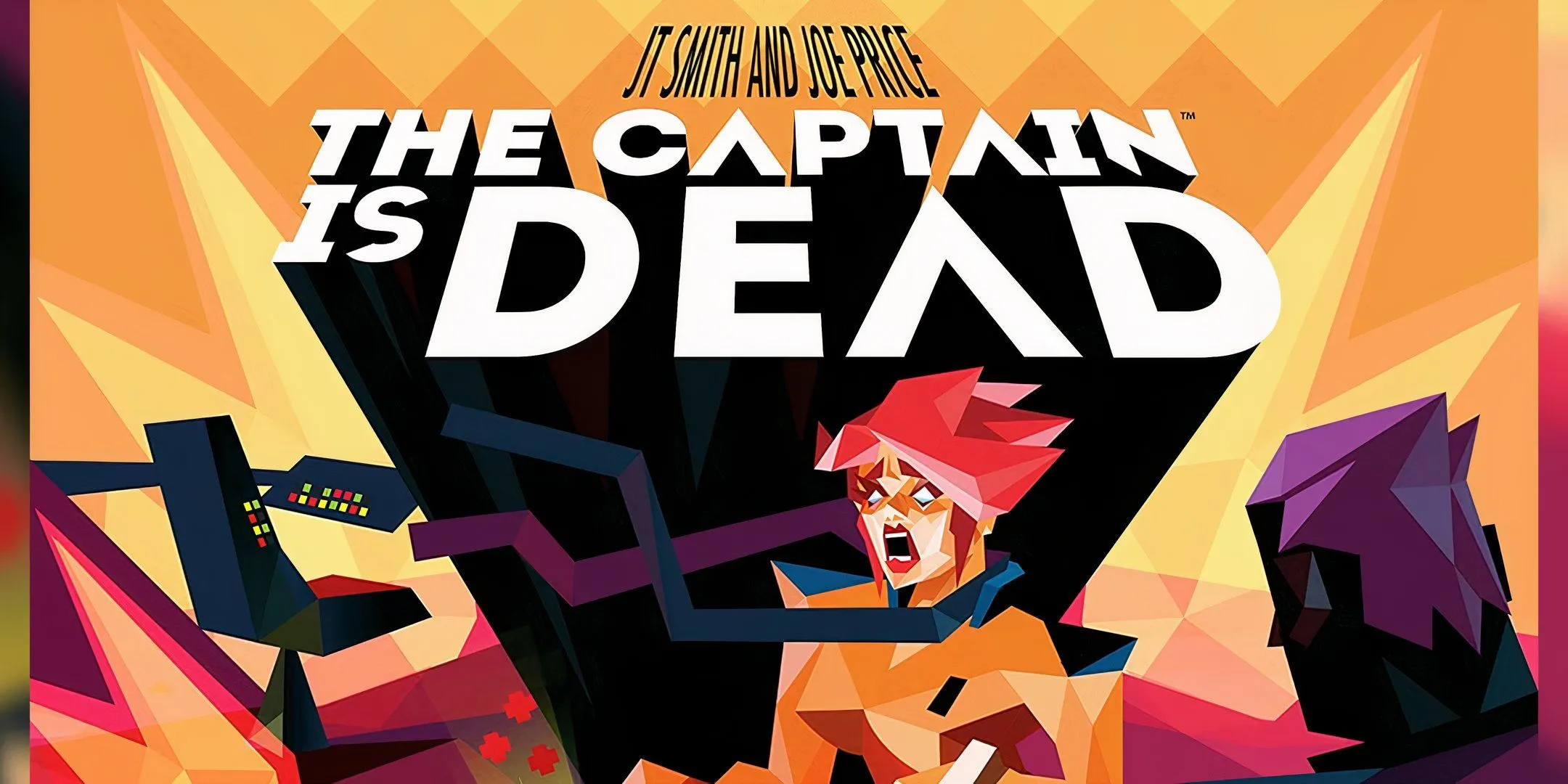 Bìa hộp game The Captain Is Dead với hình ảnh phi hành đoàn đang nỗ lực sửa chữa tàu vũ trụ, kịch tính và đầy thử thách.