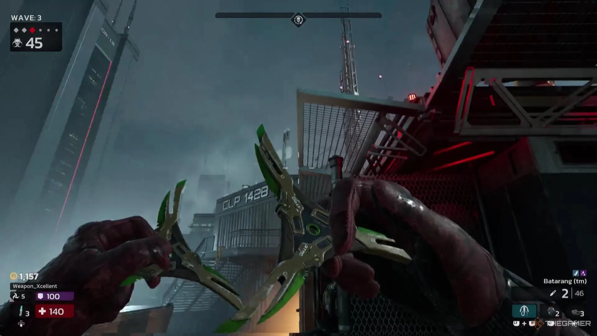 Cặp Shuriken với lưỡi xanh đặc trưng trong Killing Floor 3, gợi ý việc chuyên môn hóa build để tối ưu sát thương.