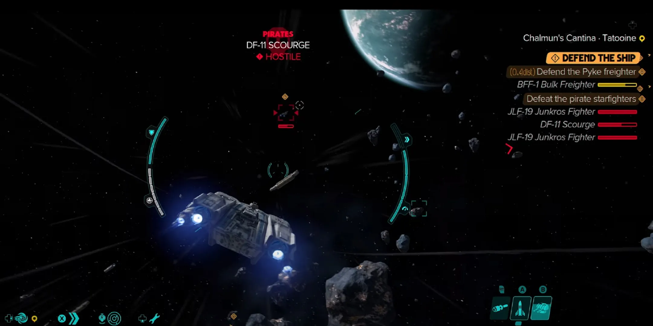 Chiến đấu ngoài không gian đầy kịch tính trong Star Wars Outlaws