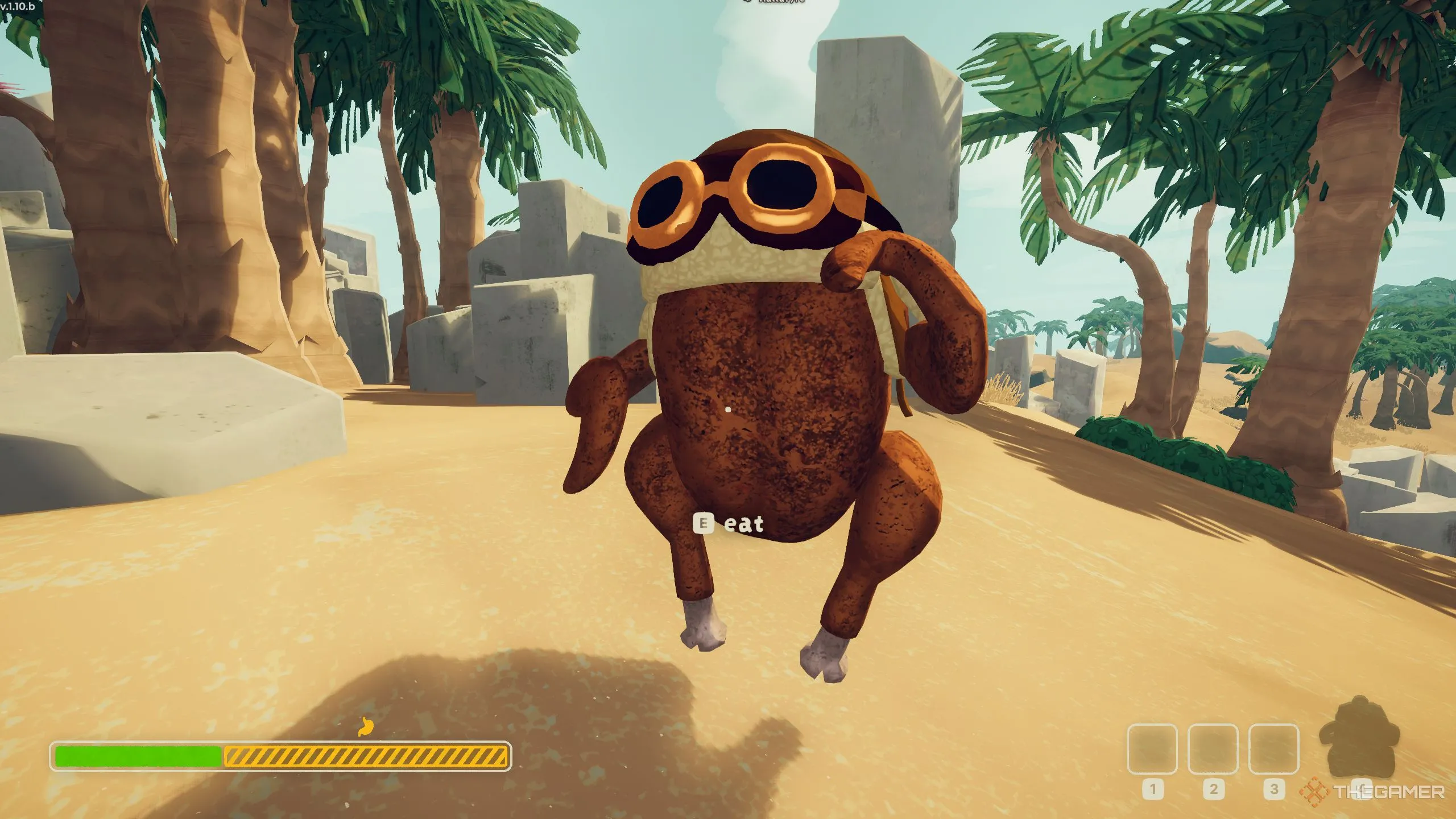Đồng đội trong Peak hóa gà rán khi game thủ đói quá mức