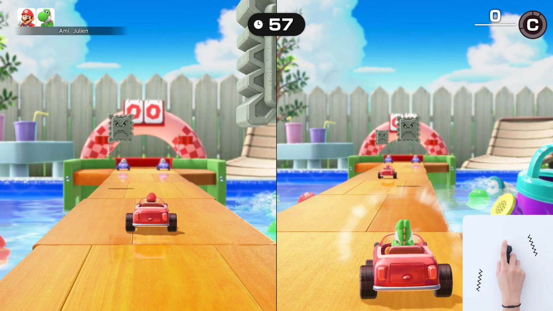 Giao diện lựa chọn minigame trong Super Mario Party Jamboree, hứa hẹn nhiều thử thách mới.