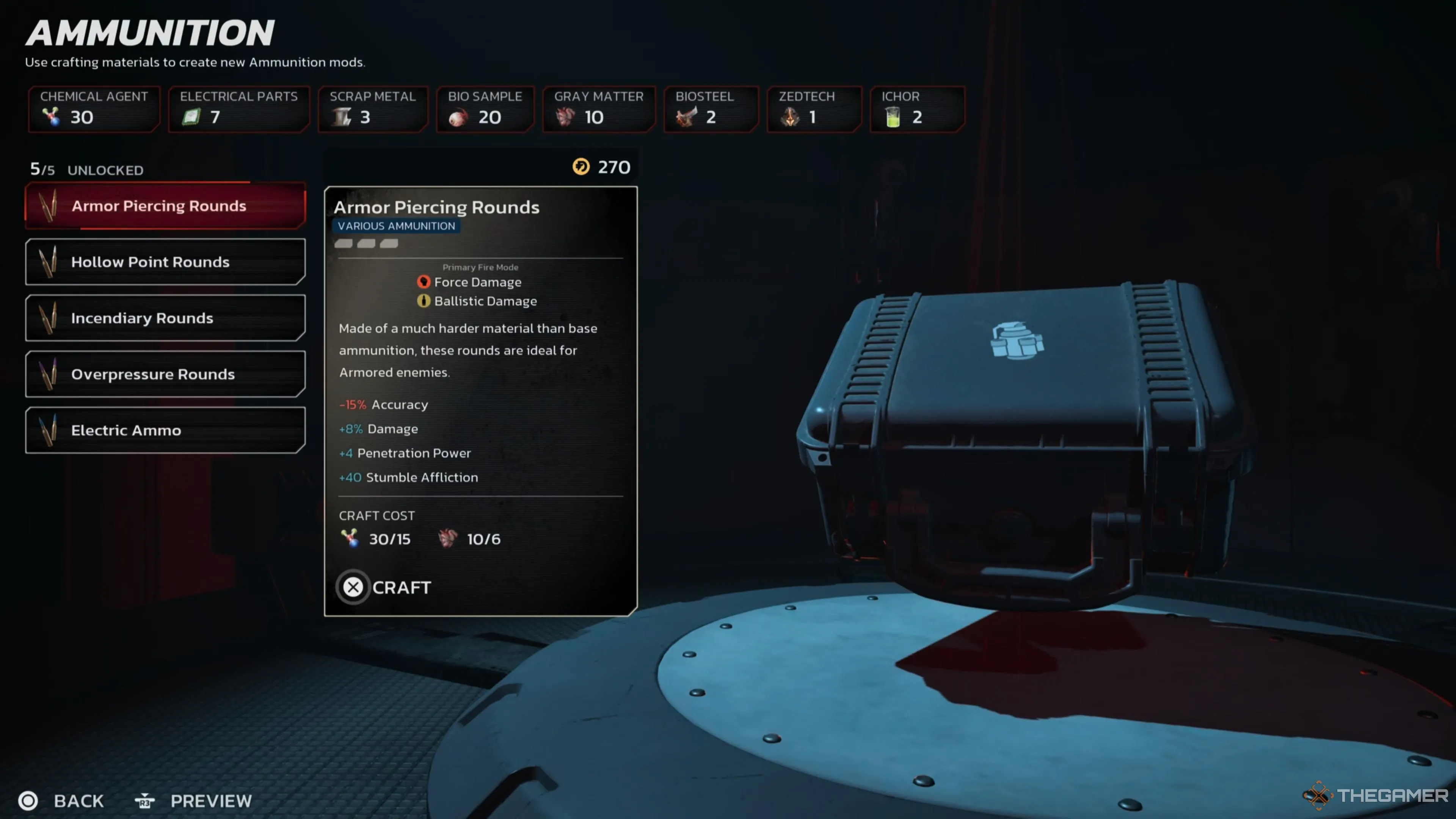 Hình ảnh một mod nâng cấp đạn xuyên giáp mạnh mẽ cho vũ khí trong Killing Floor 3.