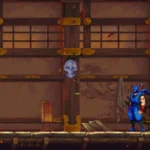 Ninja Gaiden Ragebound] Ryu Hayabusa khám phá Crystal Skull quý hiếm trong màn chơi.