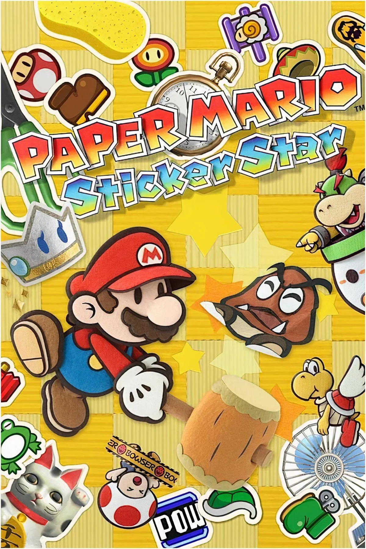 Paper Mario: Sticker Star với Mario và các Sticker