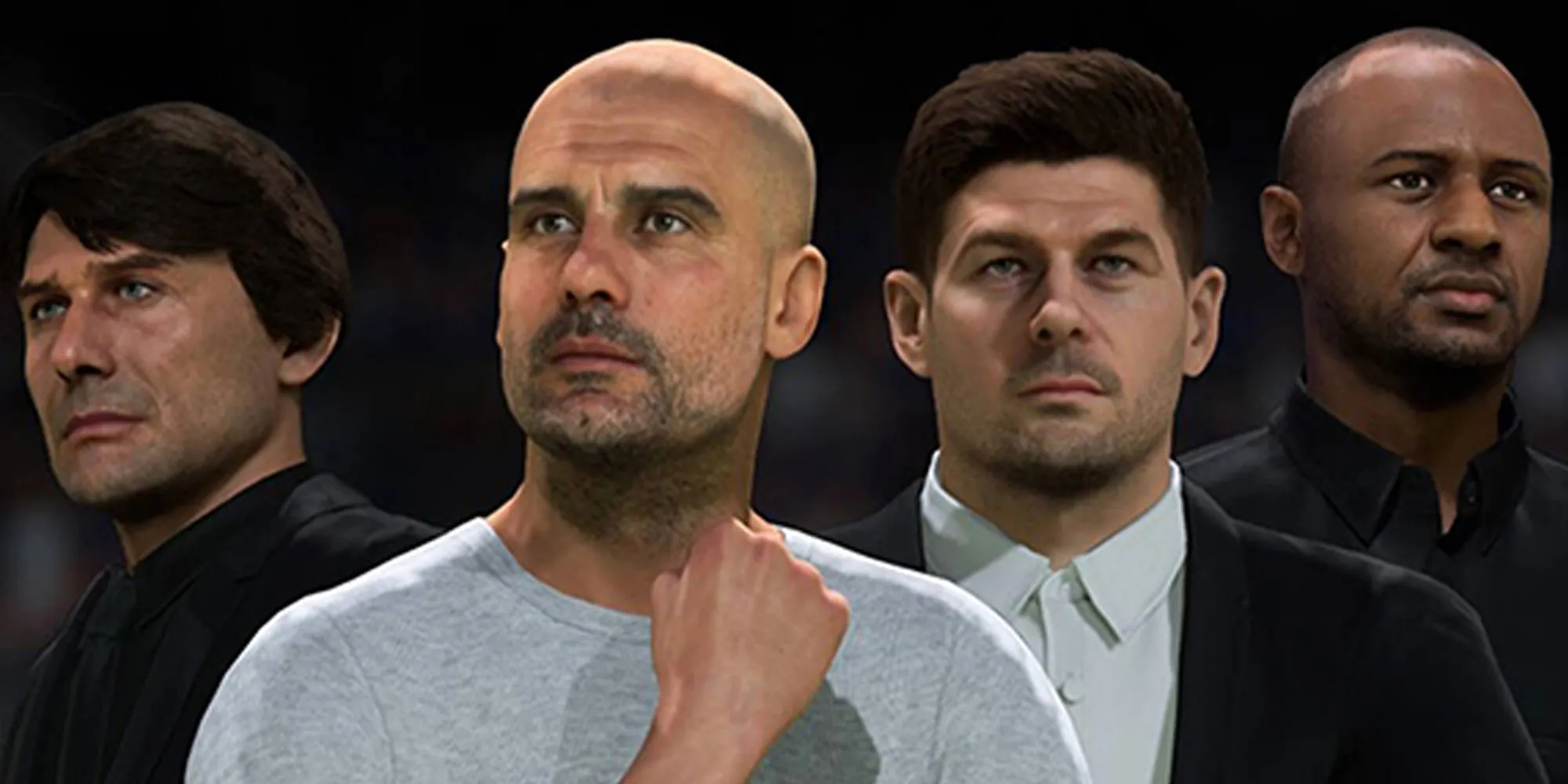 Pep Guardiola và Antonio Conte đại diện cho tính năng chuyển nhượng HLV trong chế độ Career Mode EA FC 26
