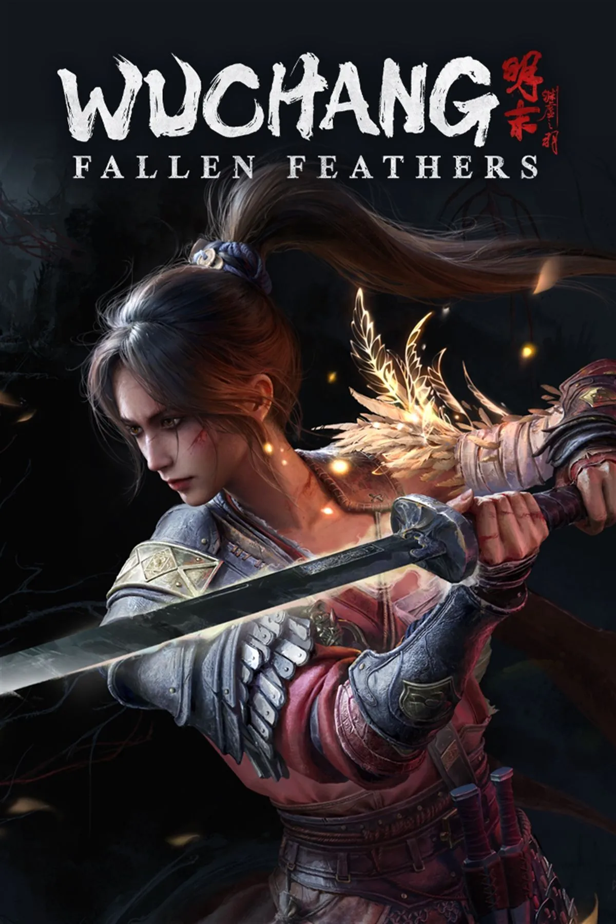 Poster chính thức của game Wuchang: Fallen Feathers với hình ảnh nghệ thuật độc đáo