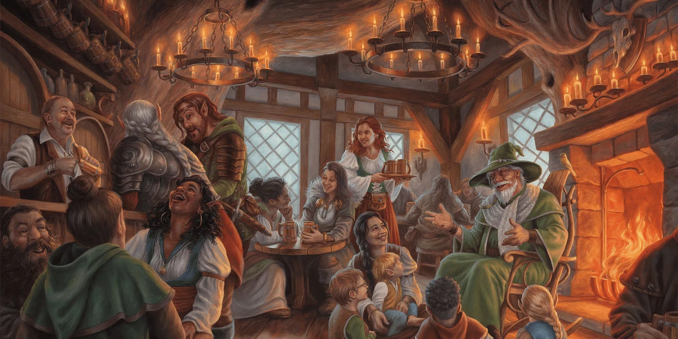 Quán rượu Dragonlance trong D&amp;D, nơi các nhà thám hiểm nghỉ ngơi nhưng hồi phục không đầy đủ.