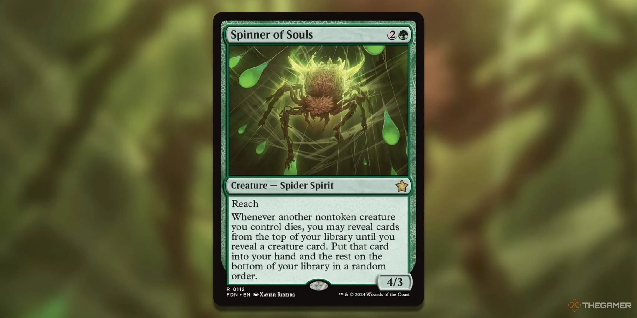 Sinh vật Spinner of Souls hồi sinh thẻ bài khi hy sinh trong MTG