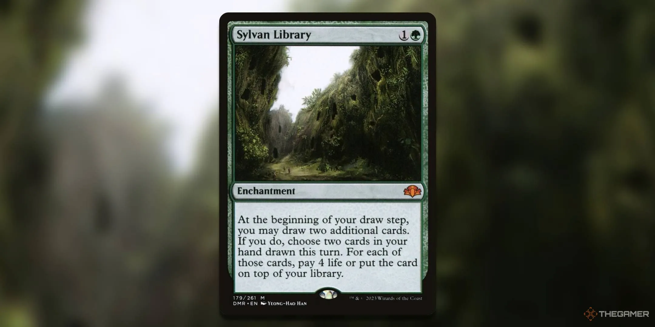 Sylvan Library thẻ rút bài mạnh mẽ trong Magic The Gathering
