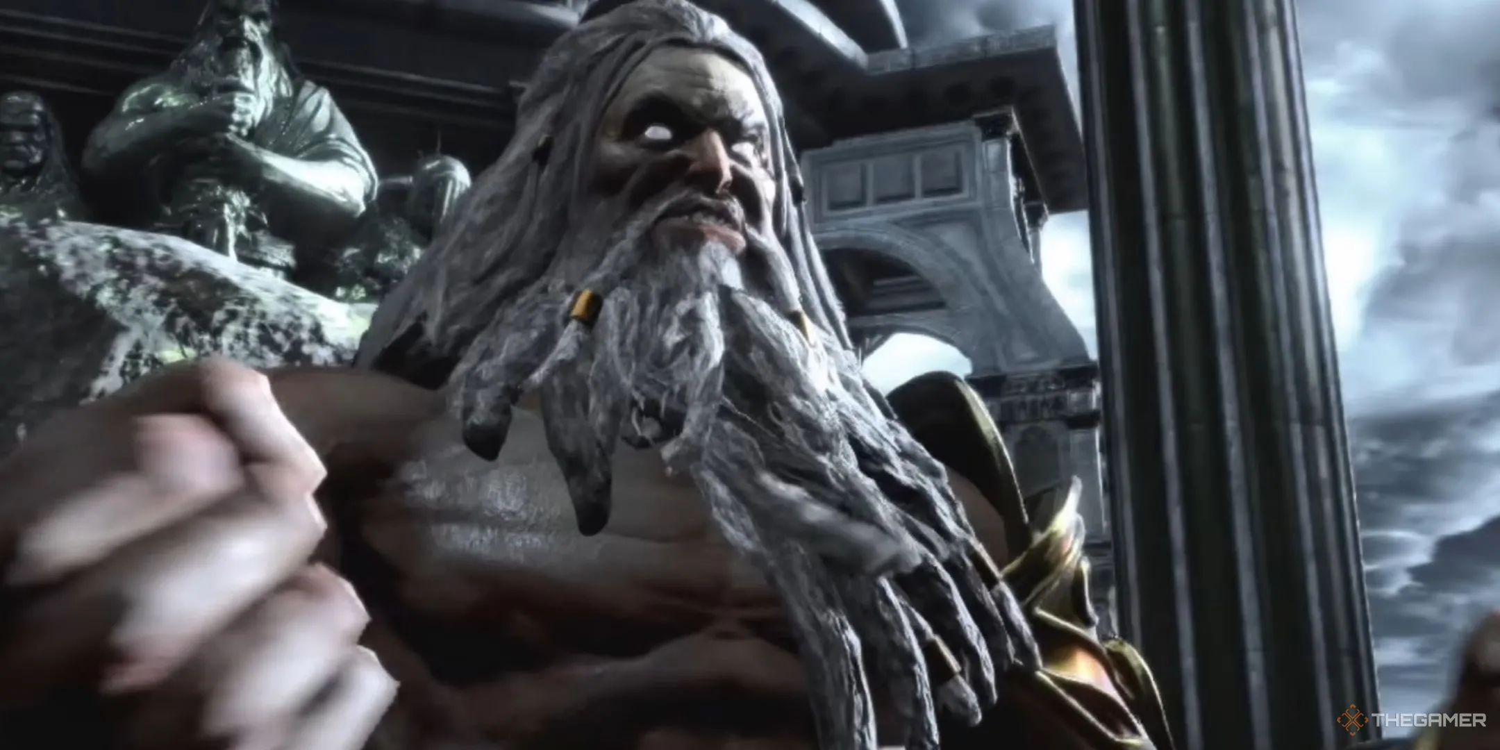 Thần Zeus đầy quyền năng nhưng tàn nhẫn trong God of War 3.