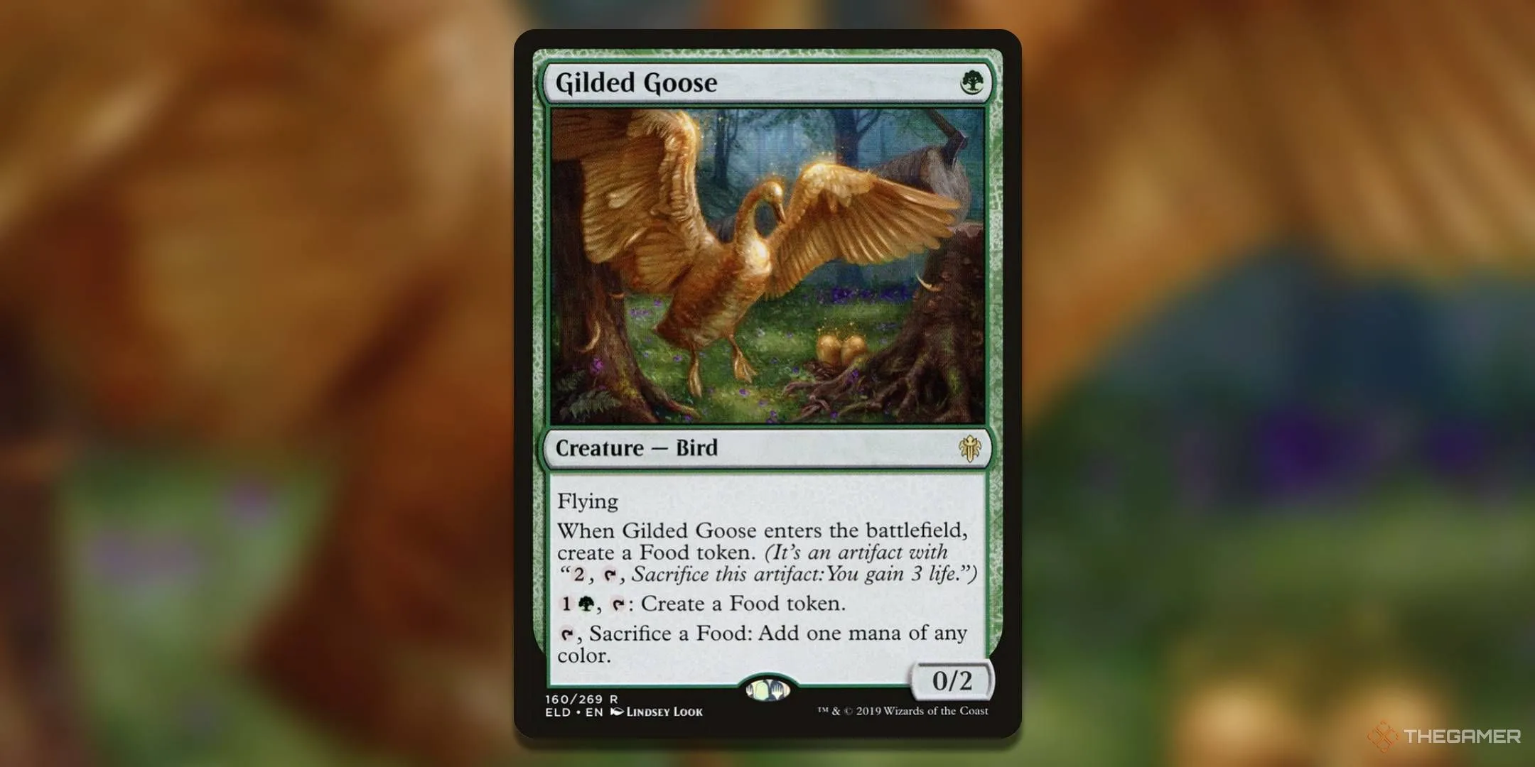 Thẻ Gilded Goose giúp tạo mana và Food token trong MTG