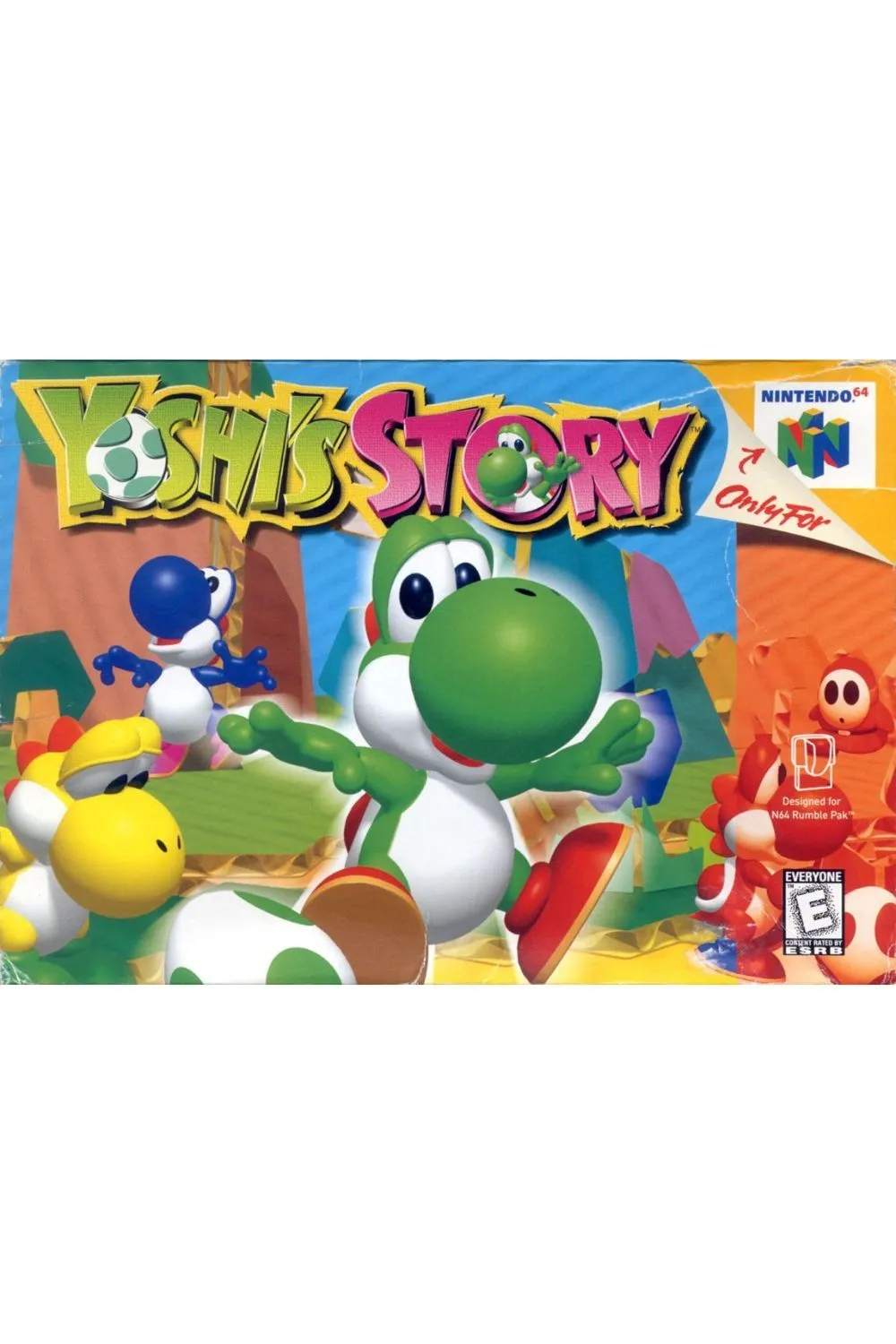 Yoshi trong thế giới giấy và vải của Yoshi's Story