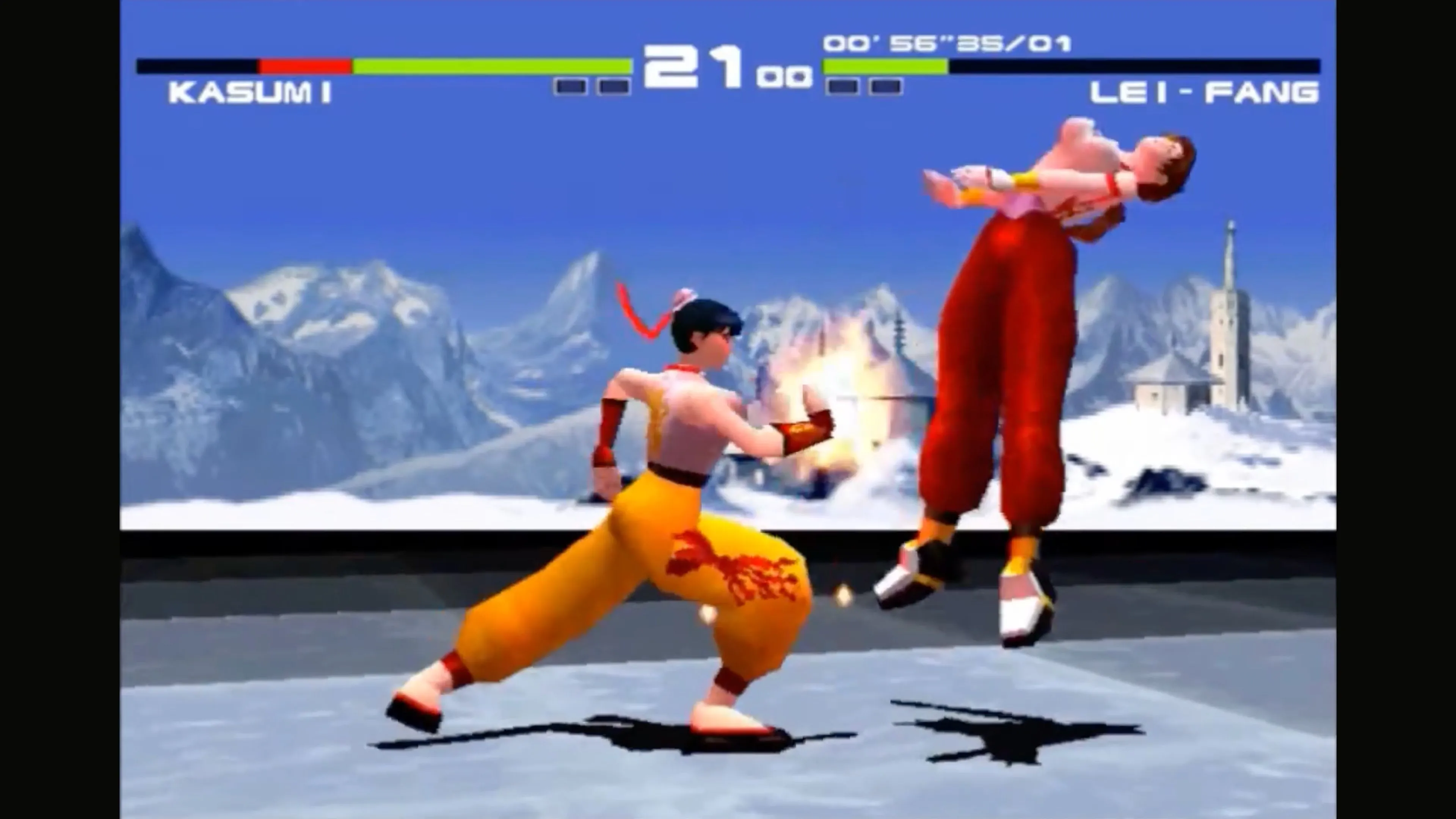 Ảnh chụp trong game Dead or Alive, minh họa hệ thống chiến đấu 3D và nhân vật chính
