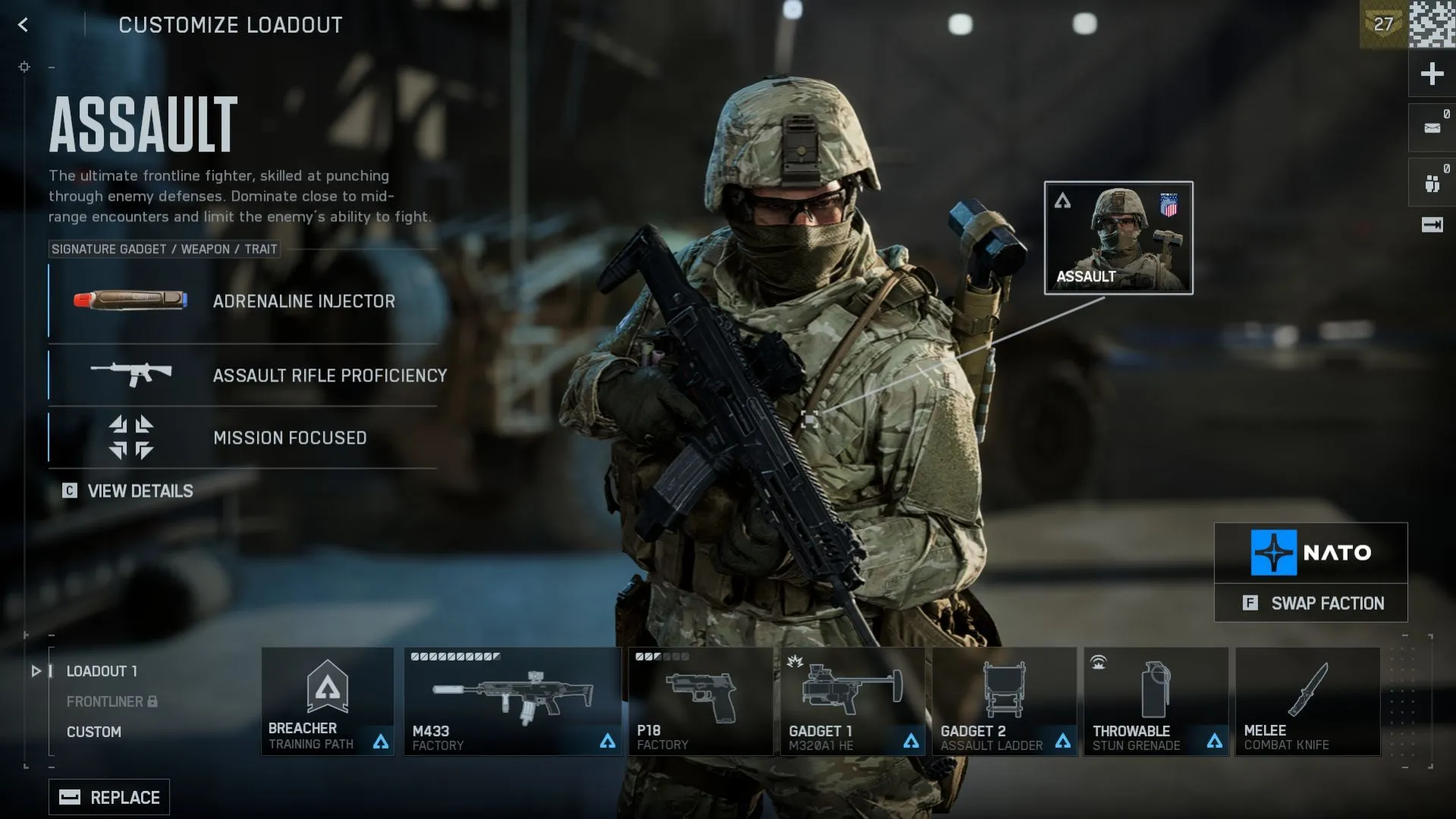 Assault class Battlefield 6, chiến binh tiền tuyến
