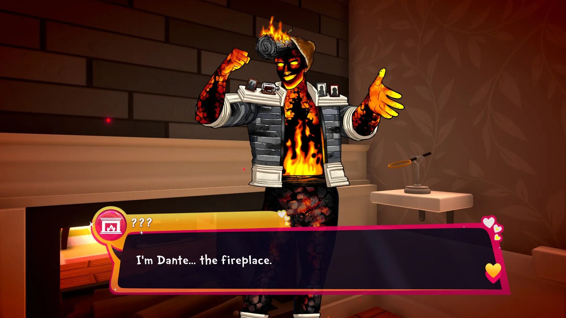 Dante trong Date Everything! — tựa game quy tụ dàn sao lồng tiếng hàng đầu ngành