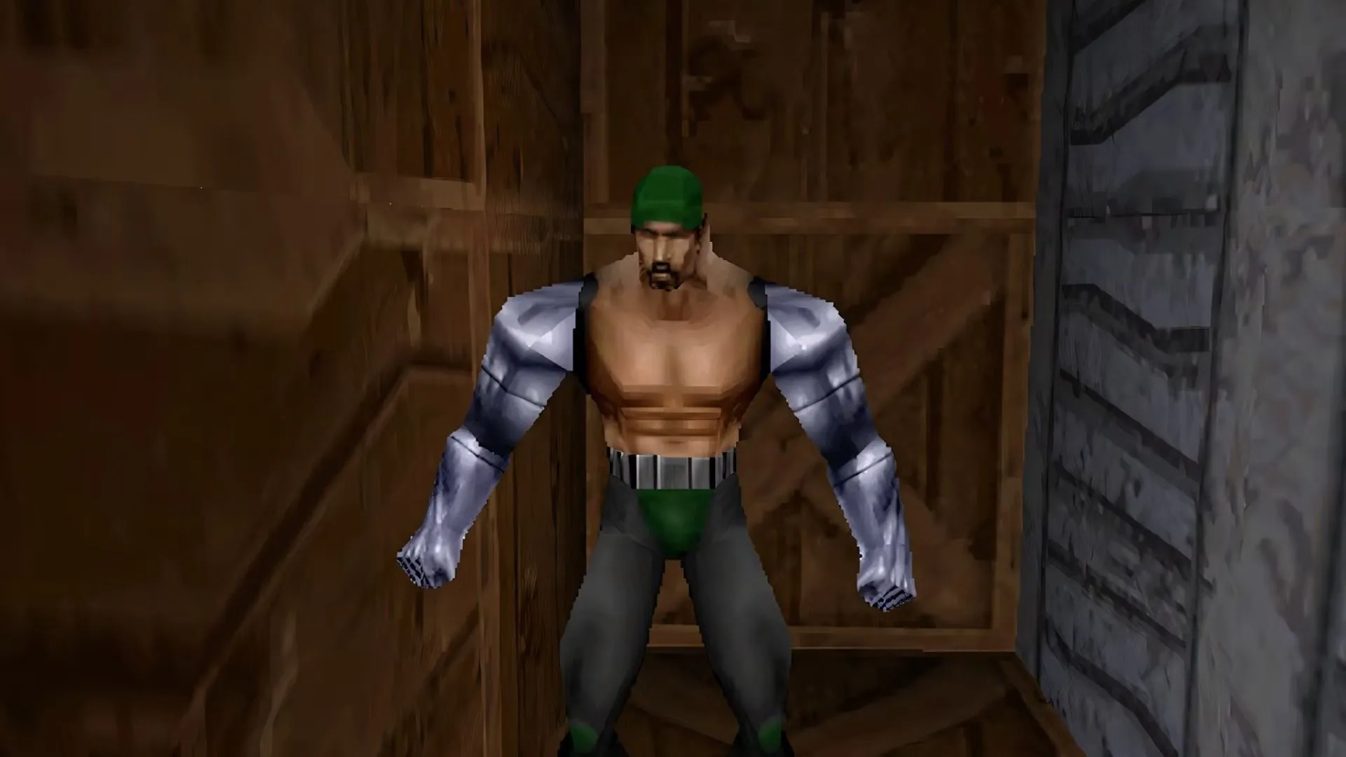 Giao diện gameplay Mortal Kombat: Special Forces với Jax trong trận đấu