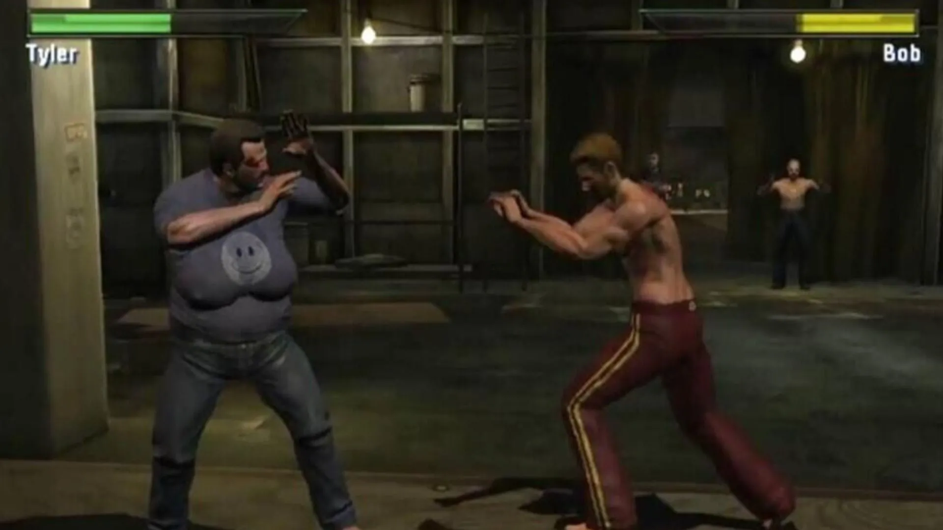 Giao diện trận đấu trong Fight Club với animation và hệ thống combat gặp nhiều hạn chế