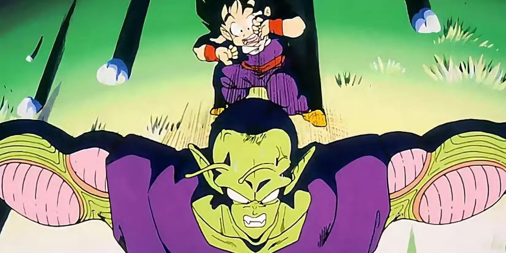 Gohan trên chiến trường Saiyan Saga