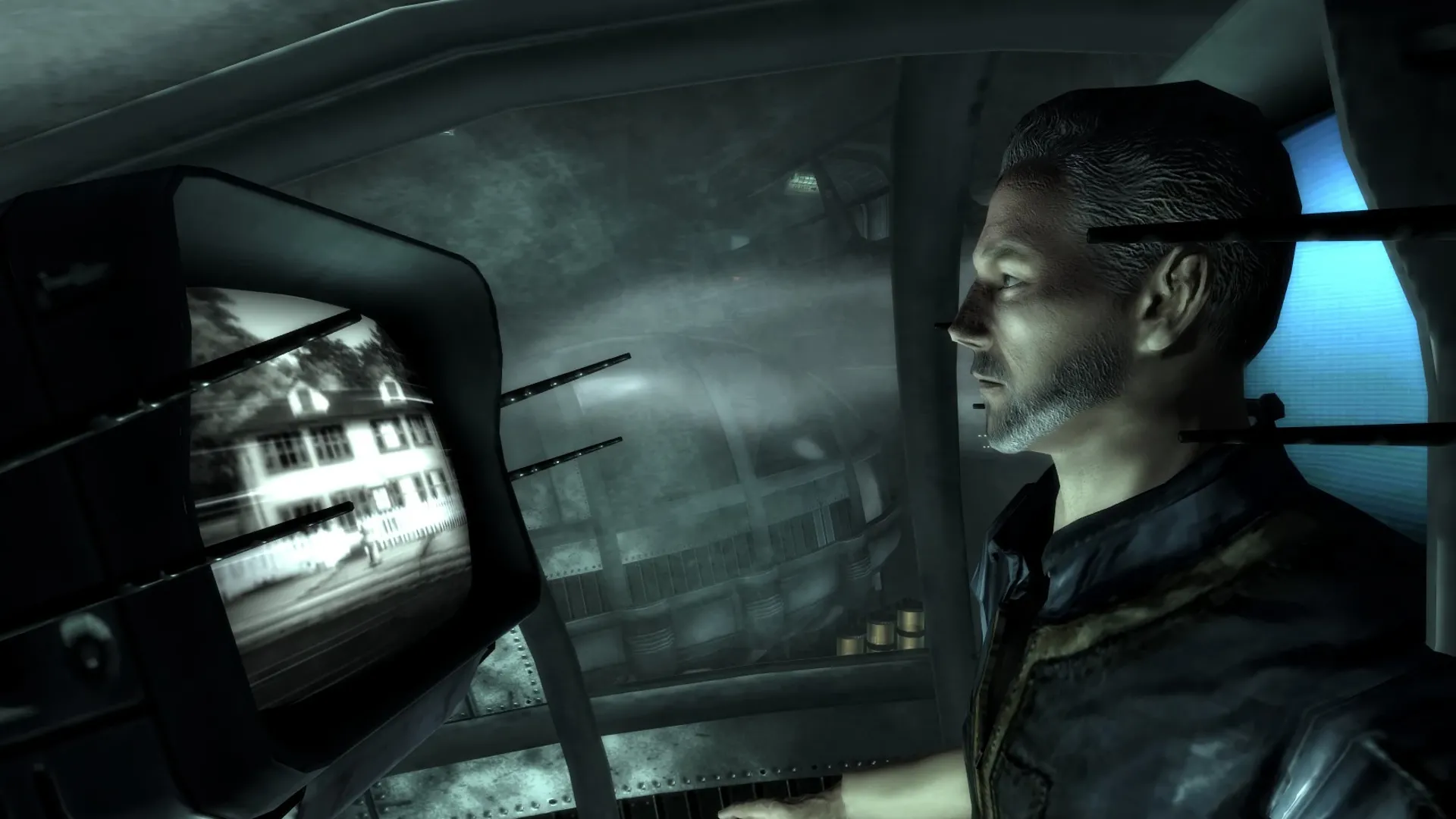 James (Liam Neeson) trong Fallout 3 — các vai khách mời góp tiếng nói cho cốt truyện