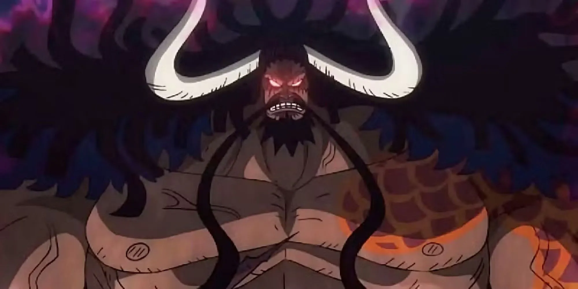 Kaido và thành viên All-Stars của Beast Pirates, biểu tượng sức mạnh Zoan và áp chế ở Wano