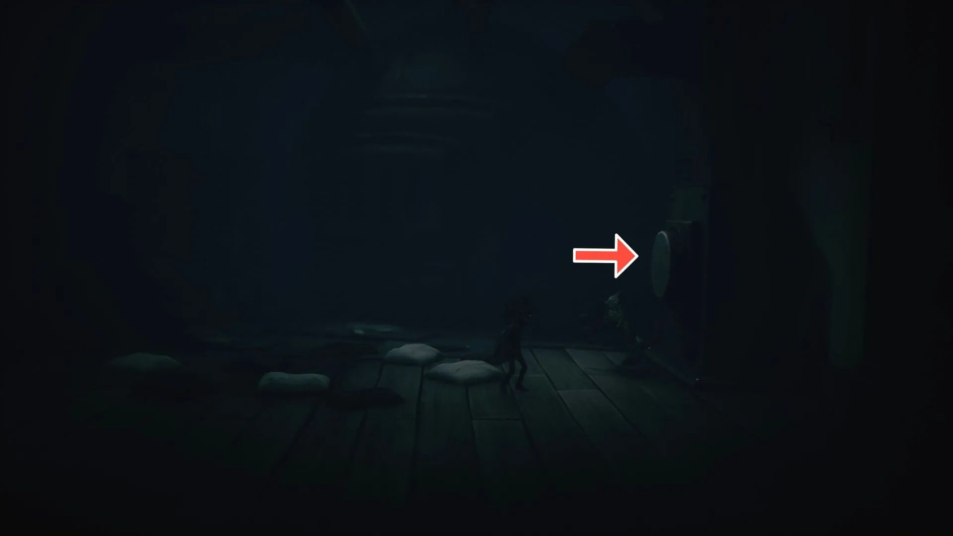 Nhấn nút bật lò để Nome chui ra trong Little Nightmares 3 Chương 3