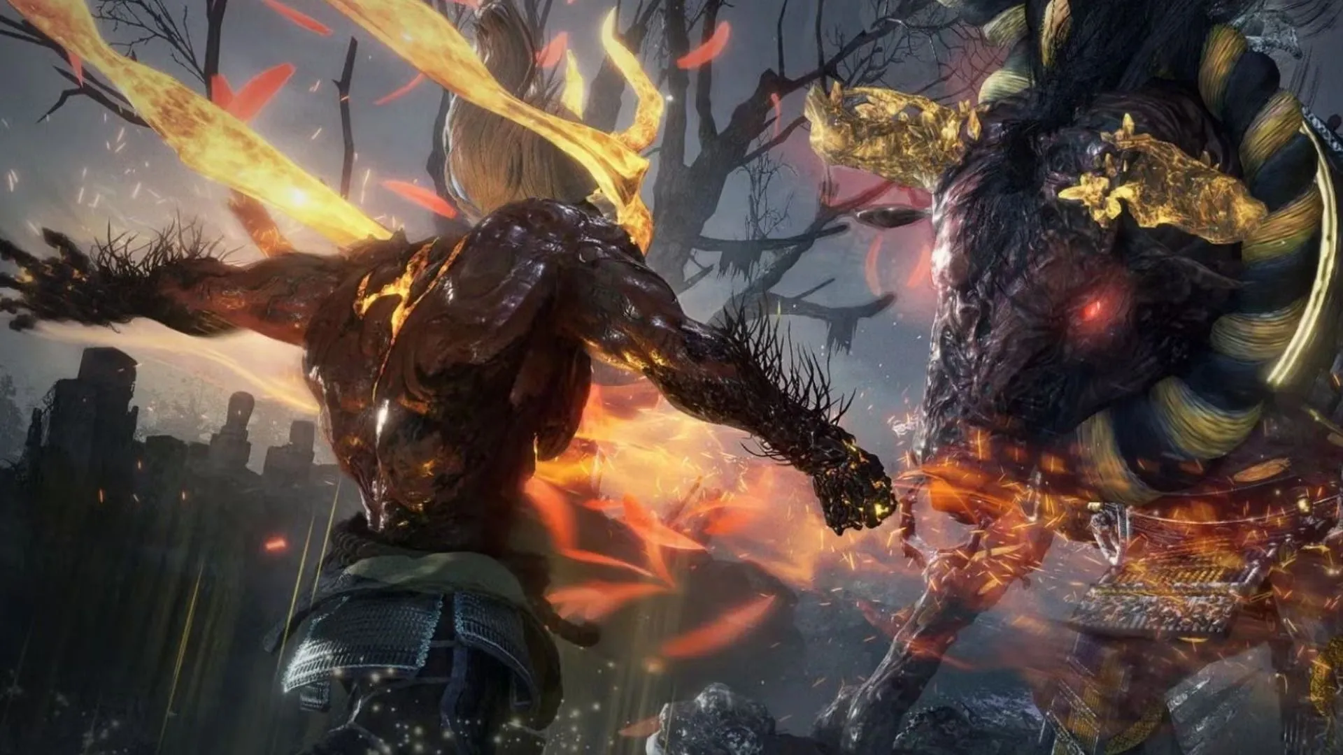 Nioh 2: màn đấu boss khốc liệt, thể hiện số lượng cơ chế chiến đấu cần ghi nhớ và thực hành