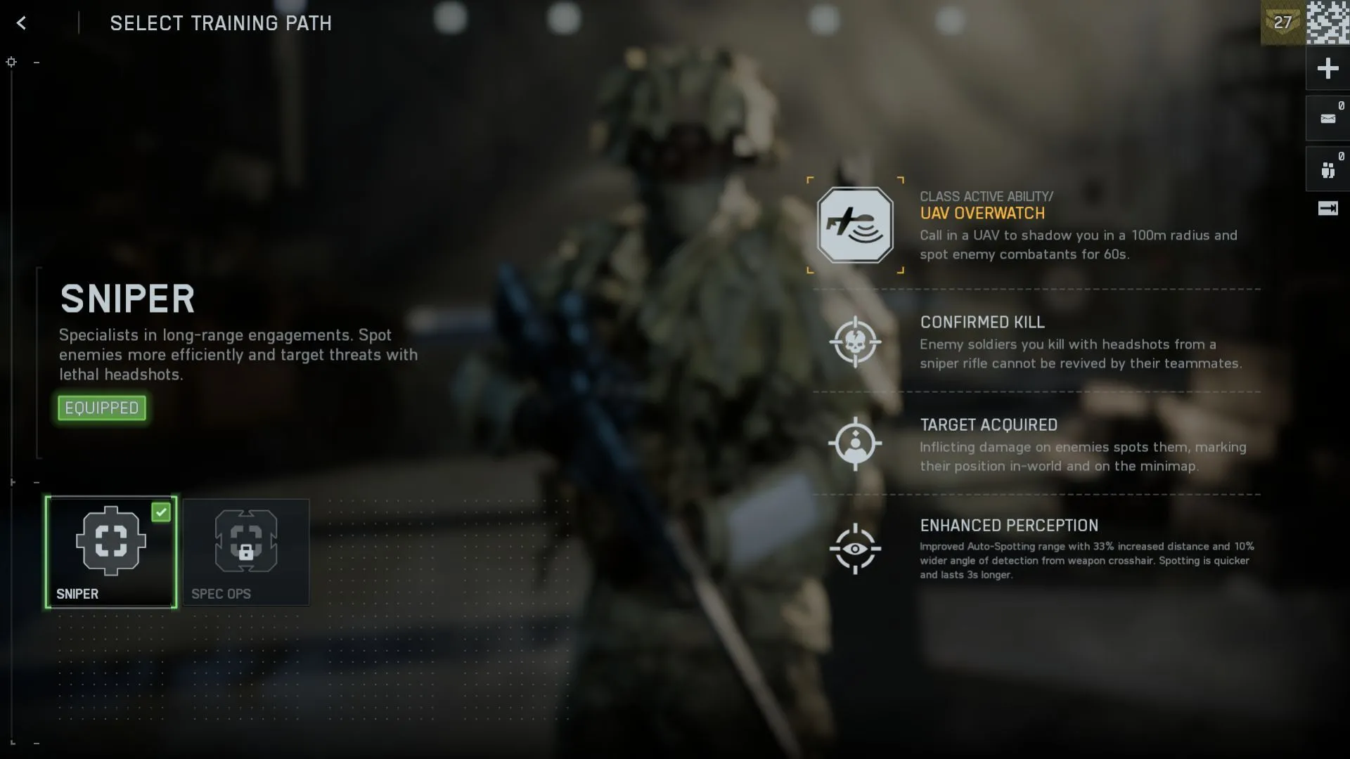 Recon sniper perks Battlefield 6