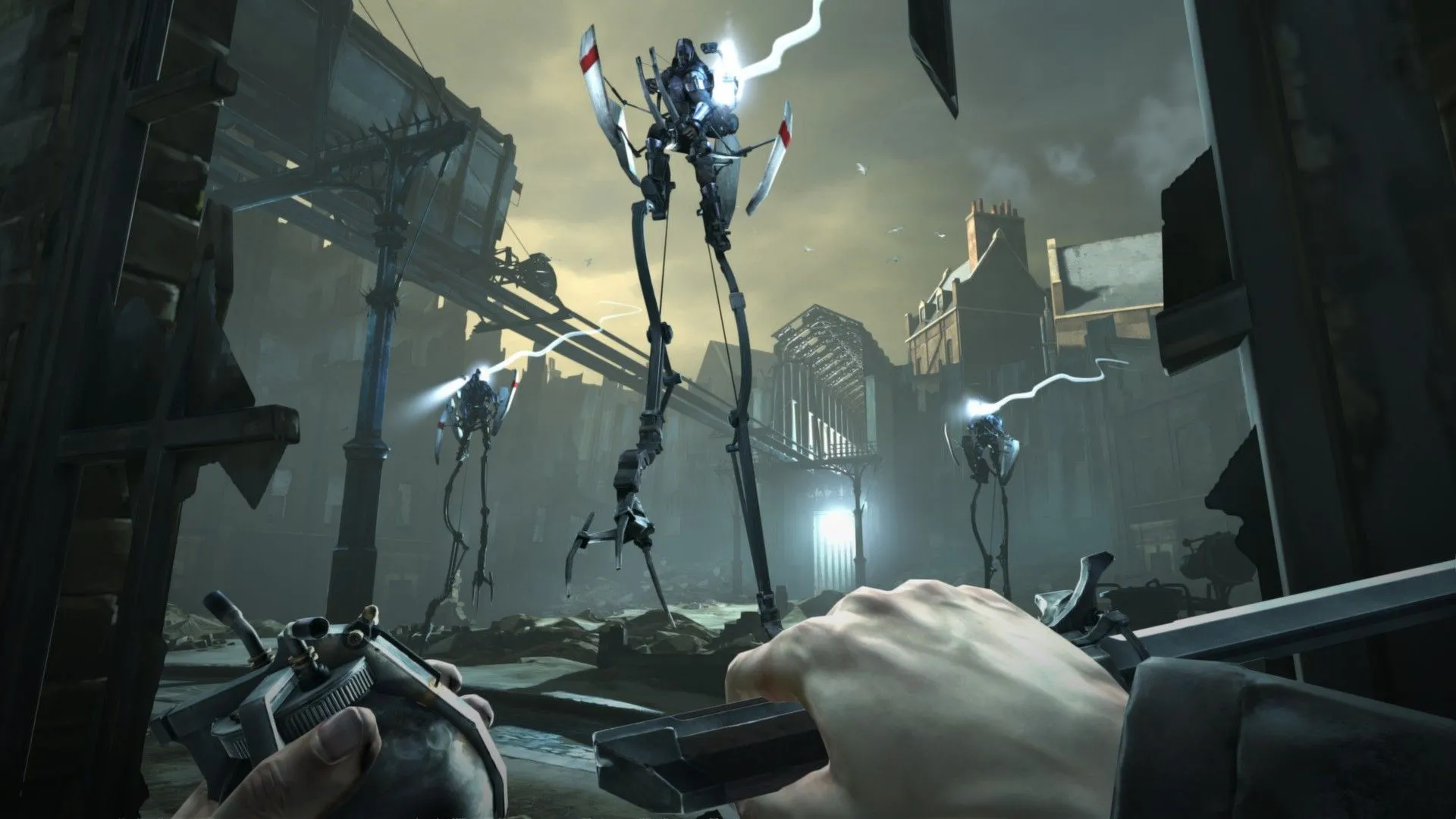 Screenshot gameplay Dishonored: khuôn cảnh ám sát và lén lút